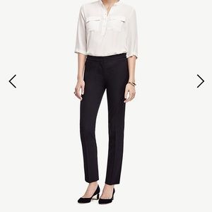 NWT Ann Taylor The Ankle pant in black, Sz 2